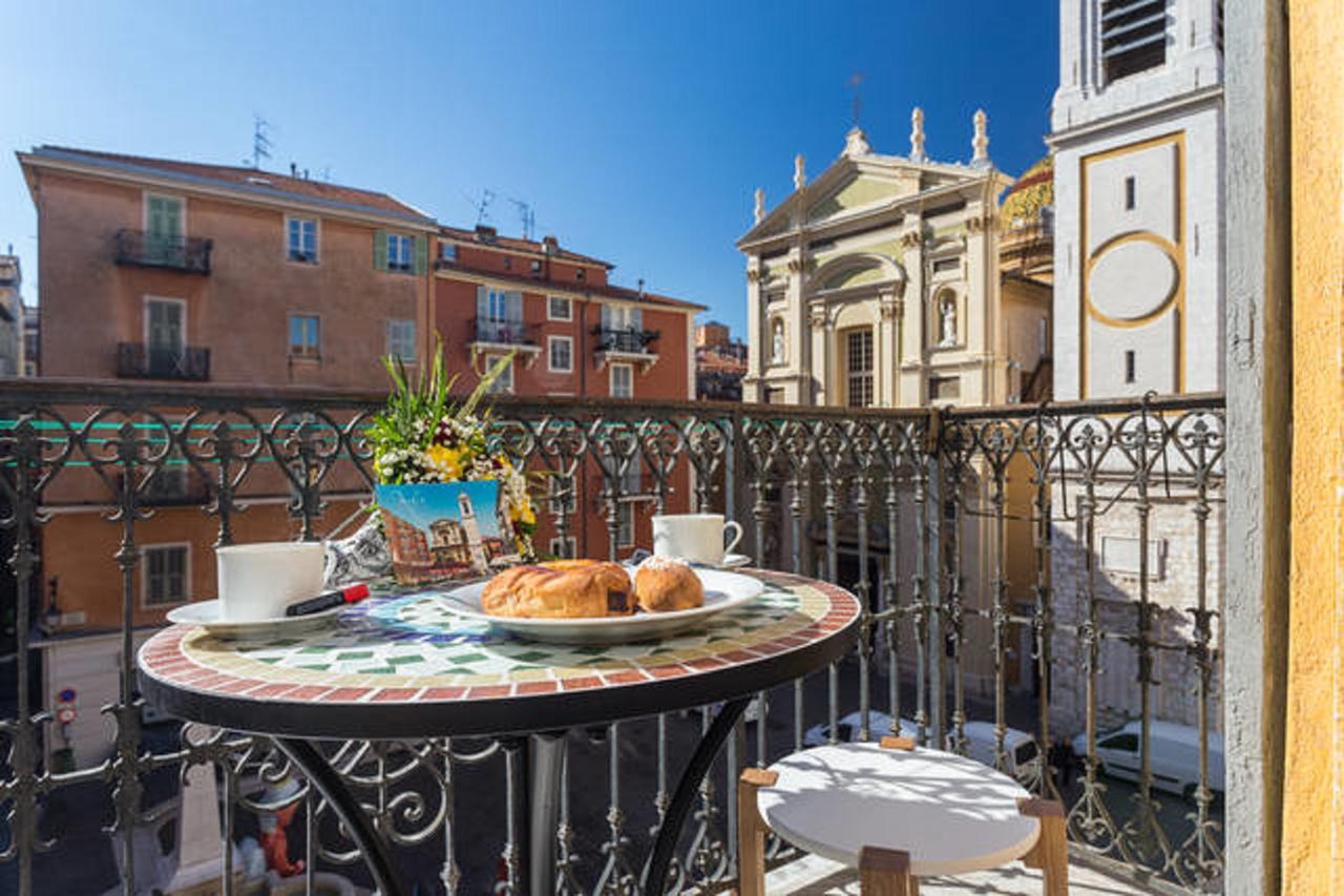 Le Rossetti B. - Modern, Long Balcony, Old Town Ница Екстериор снимка